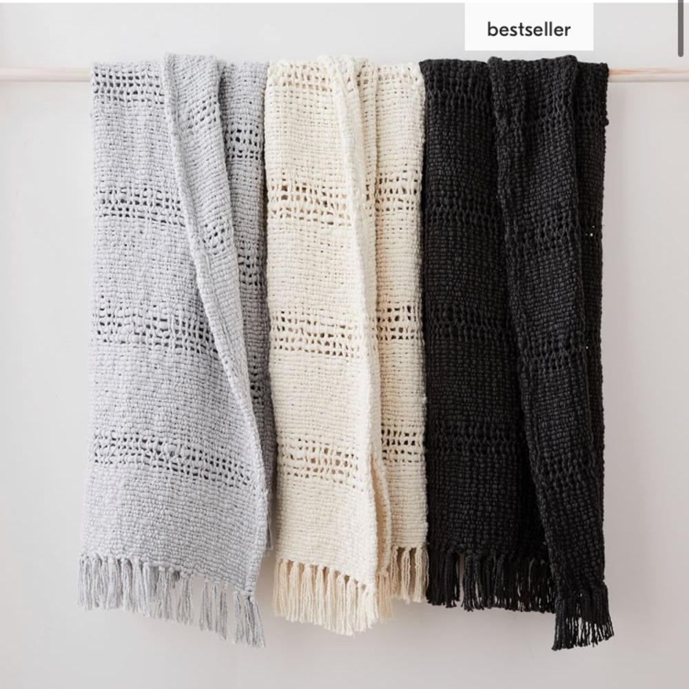 West Elm Cozy Weave Throw